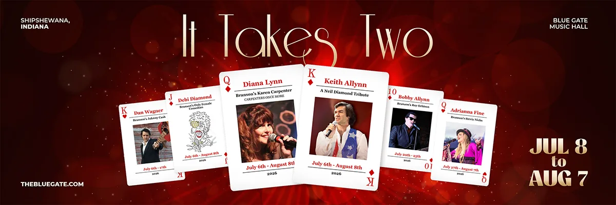 It Takes Two: Famous Duets - July 8, 2026 - Shipshewana, IN